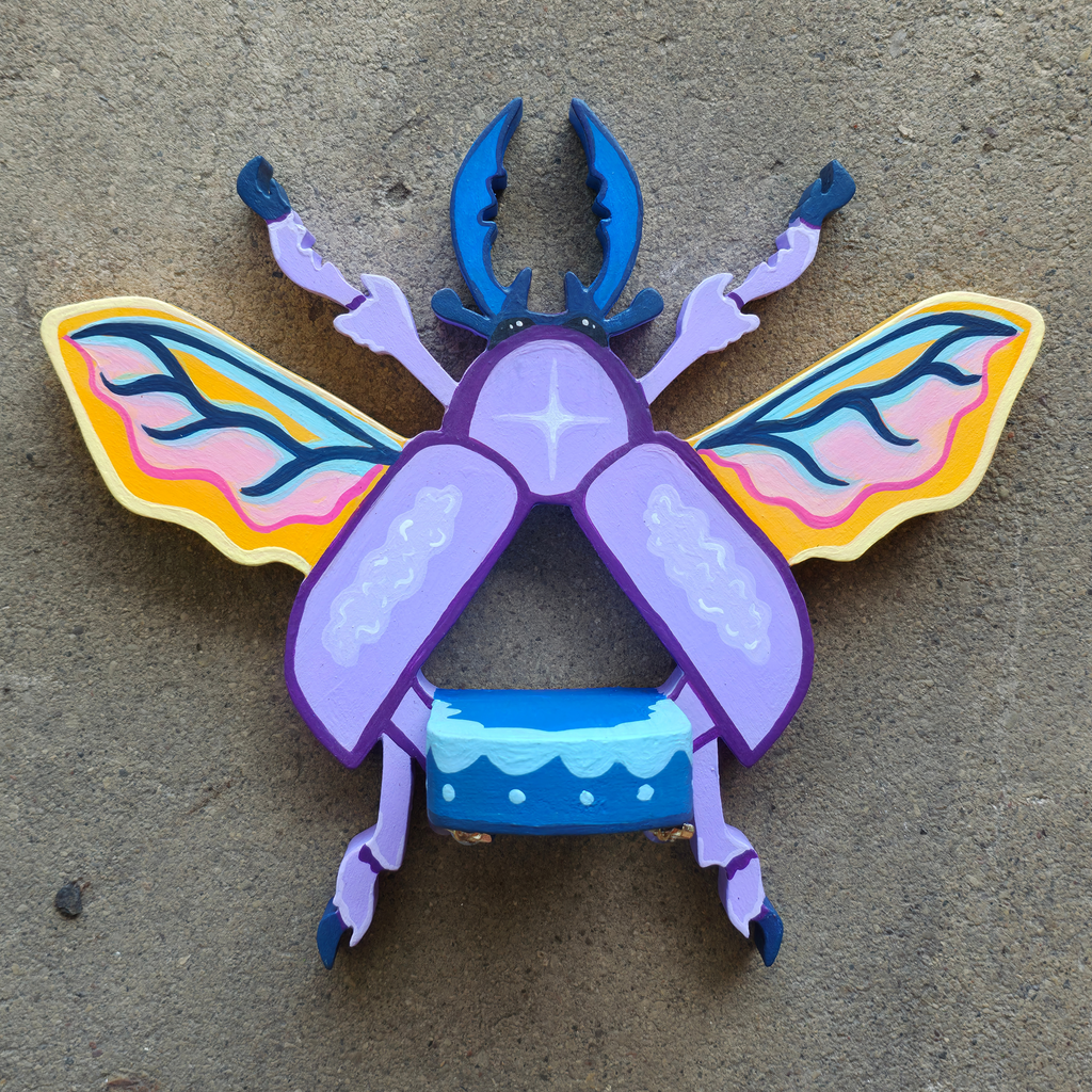 Beetle trinket shelf