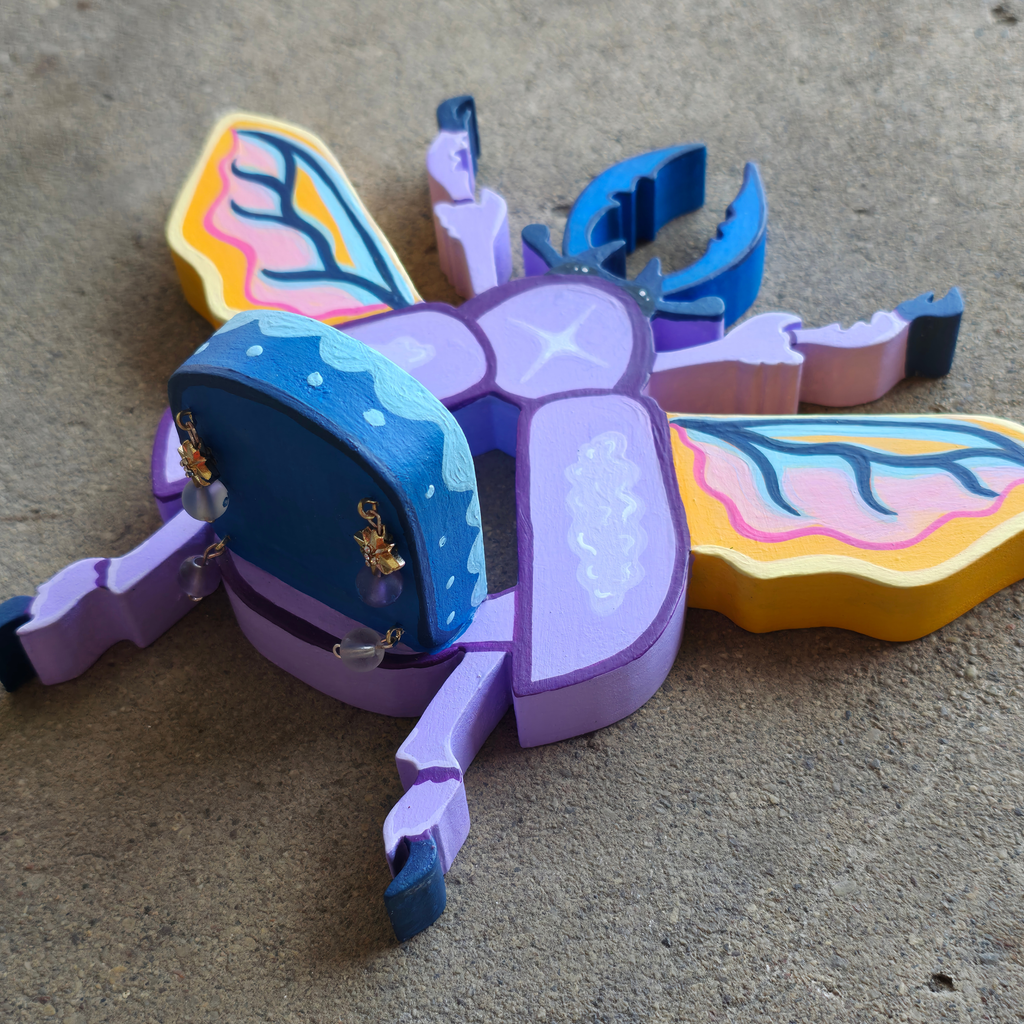 Beetle trinket shelf