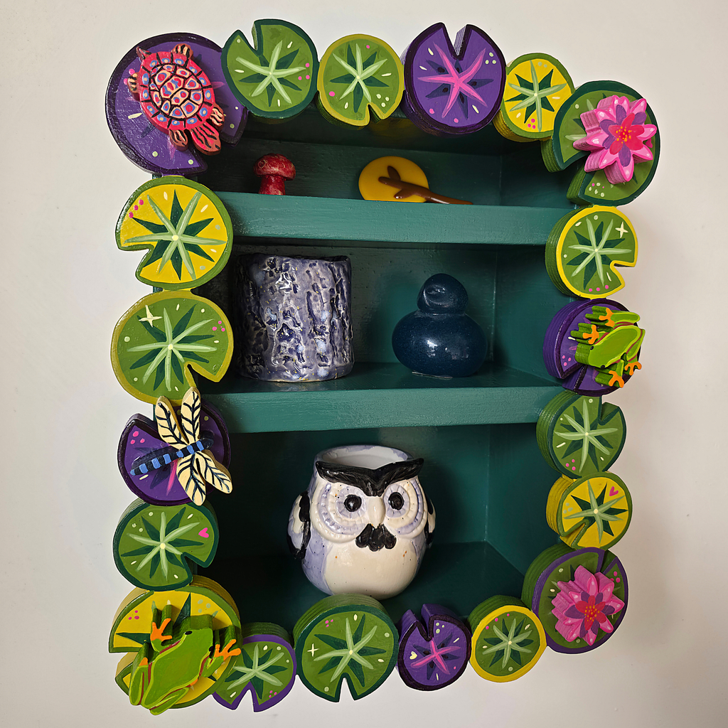 Lily Pad Tiered Wall Shelf