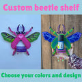 Custom beetle shelf