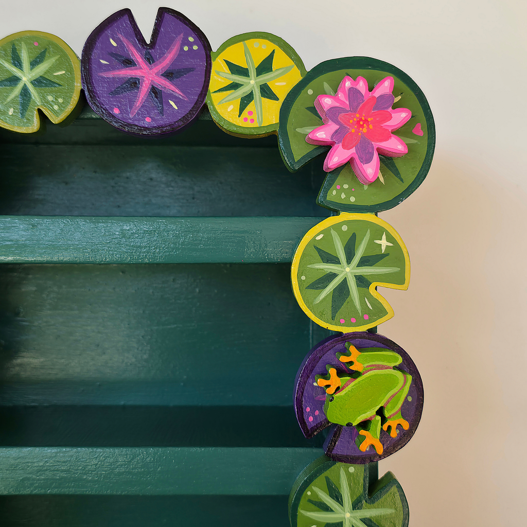Lily Pad Tiered Wall Shelf