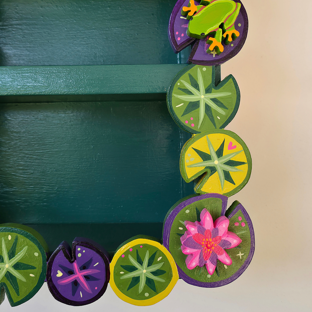 Lily Pad Tiered Wall Shelf
