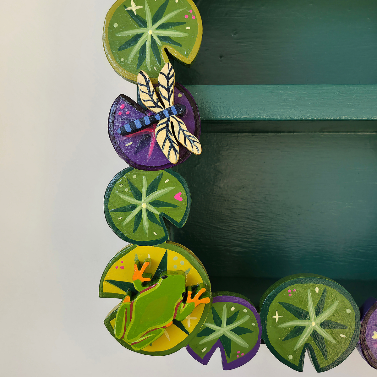 Lily Pad Tiered Wall Shelf
