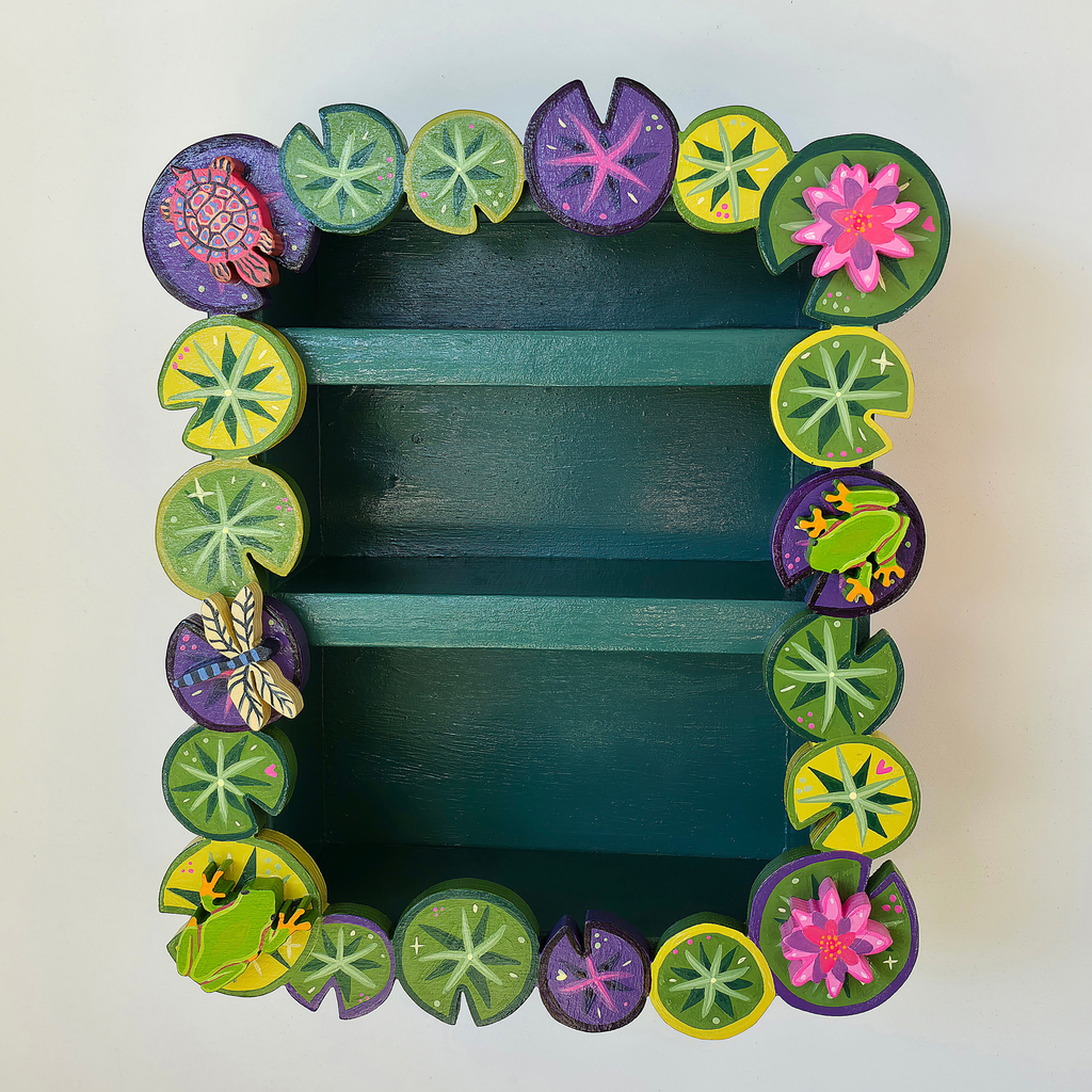 Lily Pad Tiered Wall Shelf