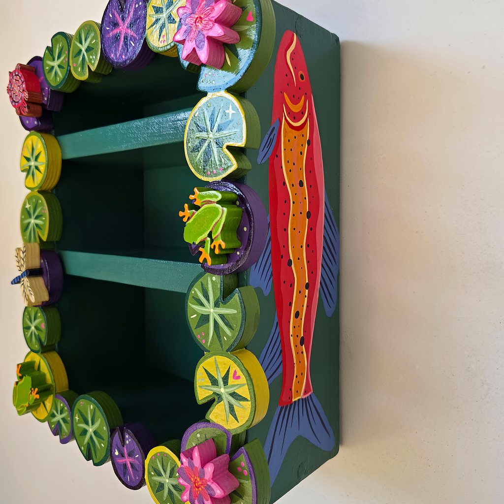 Lily Pad Tiered Wall Shelf