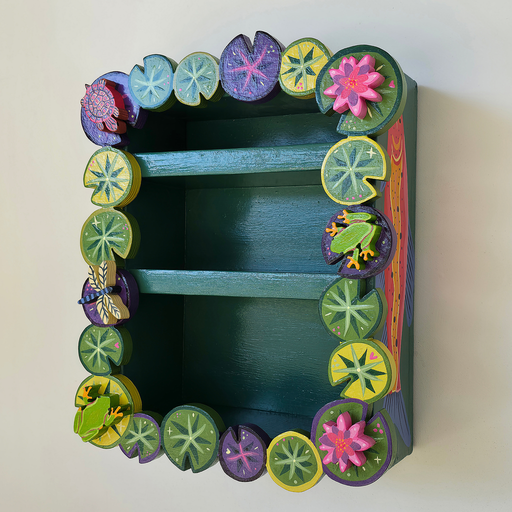 Lily Pad Tiered Wall Shelf