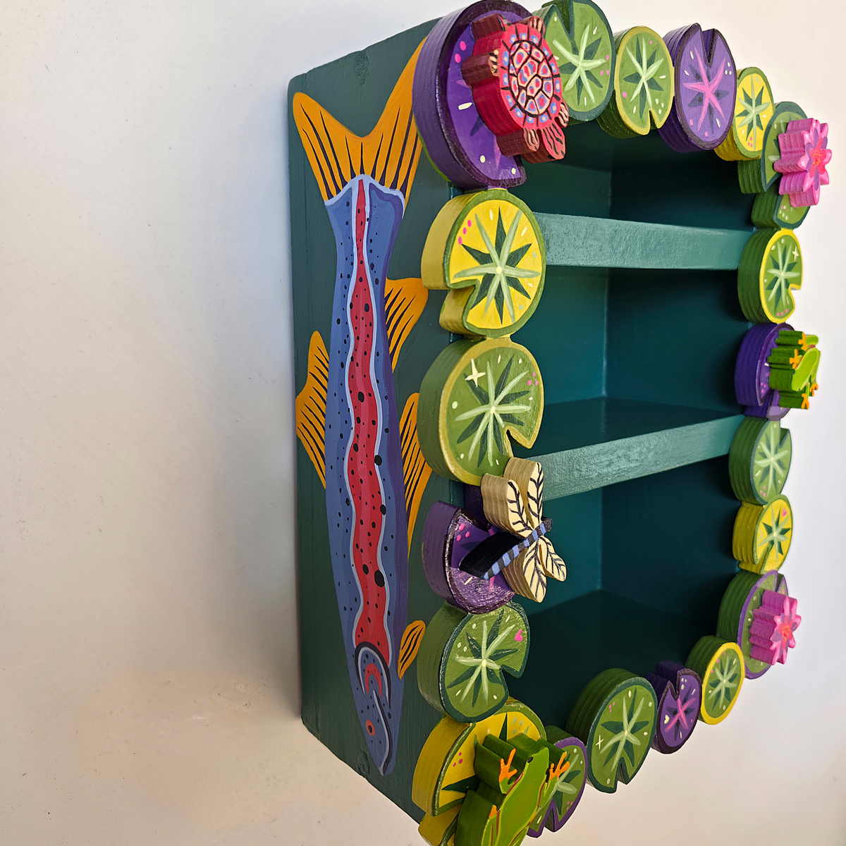 Lily Pad Tiered Wall Shelf